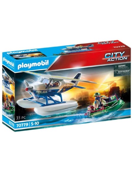 PLAYMOBIL POLICIA HIDROAVION PERSECUCION