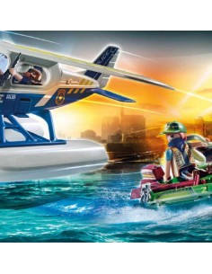 PLAYMOBIL POLICIA HIDROAVION PERSECUCION 2