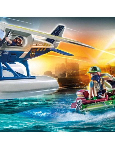 PLAYMOBIL POLICIA HIDROAVION PERSECUCION