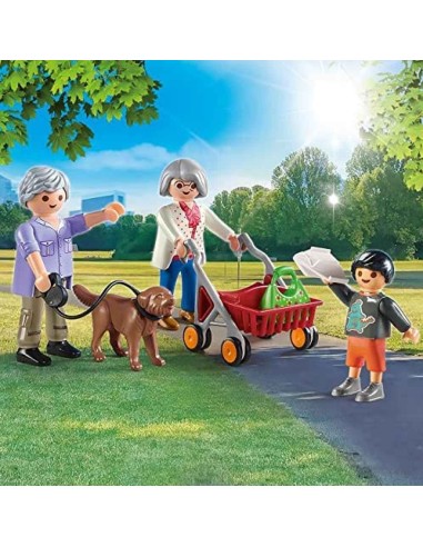 ABUELOS Y NIETO PLAYMOBIL CITYLIFE 70990