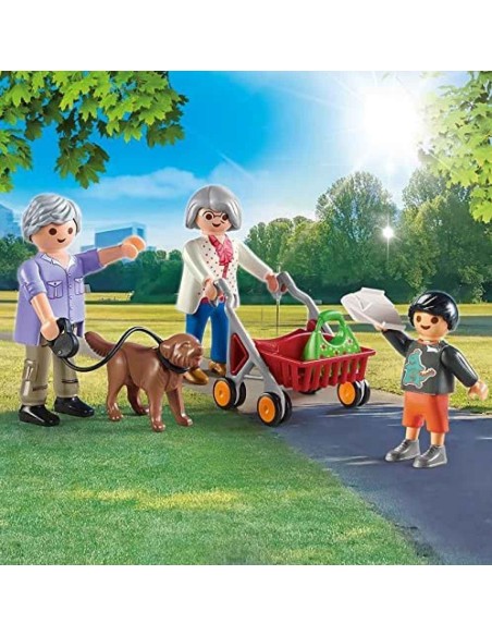 ABUELOS Y NIETO PLAYMOBIL CITYLIFE 70990