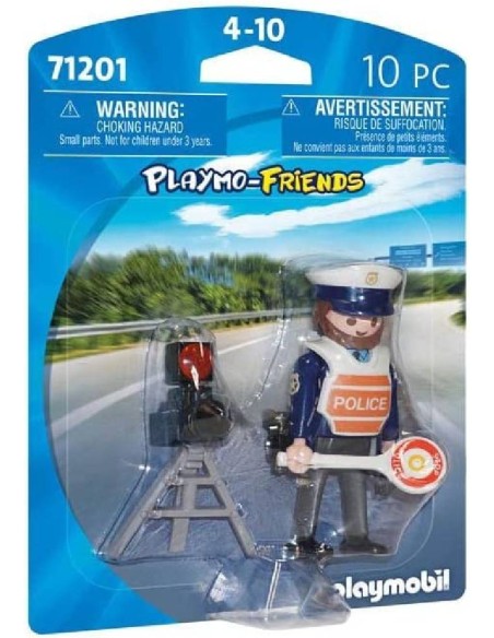 POLICIA DE TRAFICO PLAYMOBIL 71201