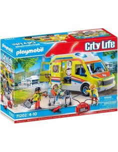 AMBULANCIA CON LUZ Y SONIDO PLAYMOBIL 71