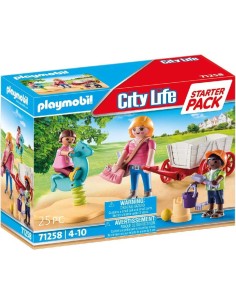 EDUCADORA CON CARRITO PLAYMOBIL STARTER 