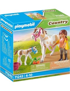 CABALLO CON POTRO PLAYMOBIL COUNTRY 7124