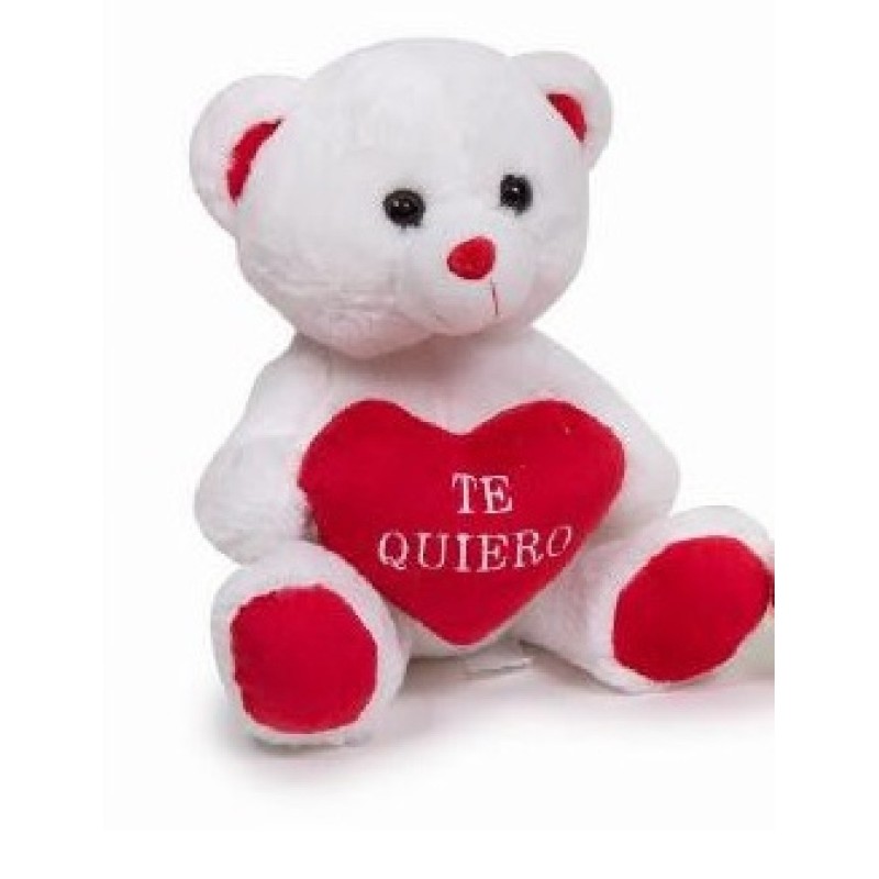 OSO CORAZON TE QUIERO 30CM