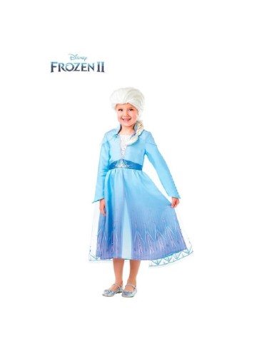 DISFRAZ ELSA DE FROZEN 2 LUJO EN CAJA 7-