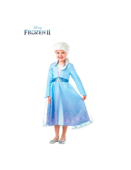 DISFRAZ ELSA DE FROZEN 2 LUJO EN CAJA 7-