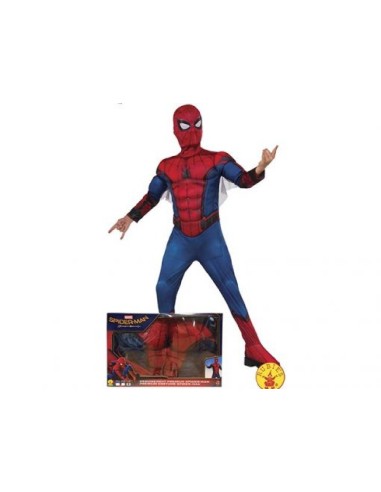 DISFRAZ SPIDERMAN HC MUSC. CAJA 7-8 AÑOS