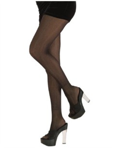 PANTY MEDIAS NEGRAS PURPURINA BRILLANTE