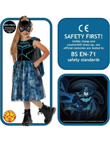 DISFRAZ BATGIRL BAT-TECH DELUXE 7-8 AÑOS