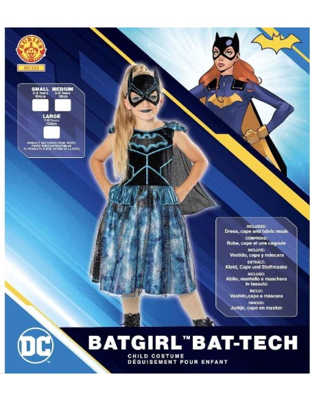 DISFRAZ BATGIRL BAT-TECH DELUXE 7-8 AÑOS