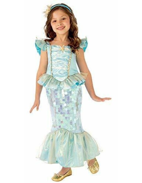 DISFRAZ SIRENA AZUL 3-4 AÑOS