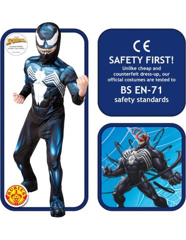 DISFRAZ VENOM DELUXE 5-7 AÑOS / 110-122