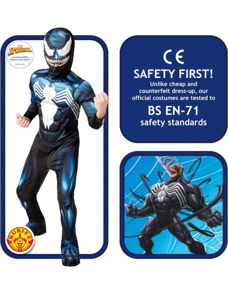 DISFRAZ VENOM DELUXE 5-7 AÑOS / 110-122