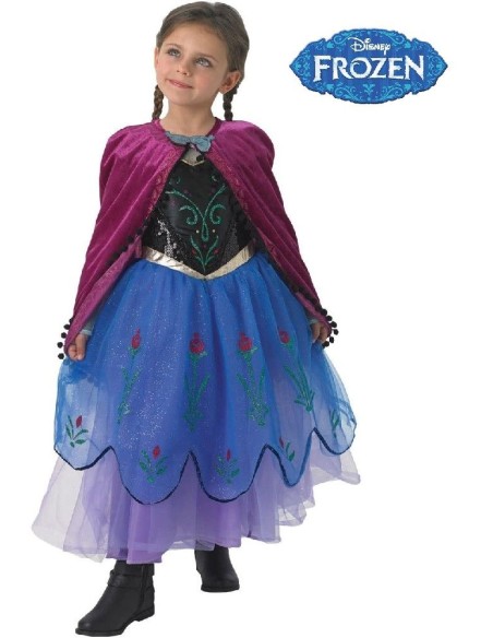 DISFRAZ DE ANNA PREMIUM - FROZEN 7-8 AÑO