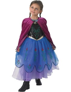 DISFRAZ DE ANNA PREMIUM - FROZEN 5-6 AÑO