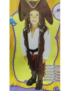 DISFRAZ PIRATA DEL CARIBE 4-6 AÑOS