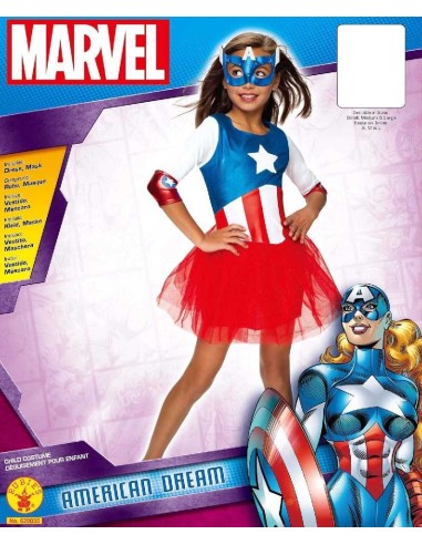 DISFRAZ CAPITANA AMERICA DREAM DELUXE 8-