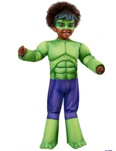 DISFRAZ HULK MUSCULOSO AVENGERS 2-3 AÑOS