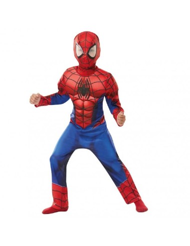 DISFRAZ SPIDERMAN DELUXE 5-6 AÑOS/ 110-1