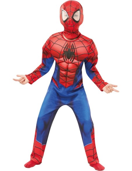 DISFRAZ SPIDERMAN DELUXE 5-6 AÑOS/ 110-1