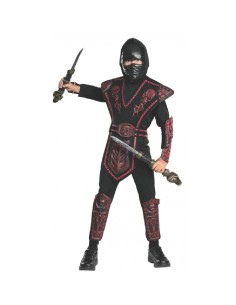 DISFRAZ GUERRERO NINJA ROJO 4-6 AÑOS