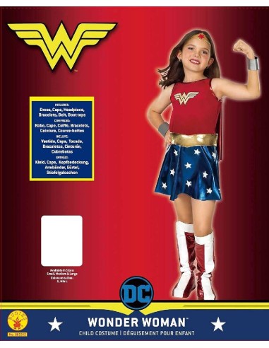DISFRAZ WONDER WOMAN DELUXE 8-10 AÑOS