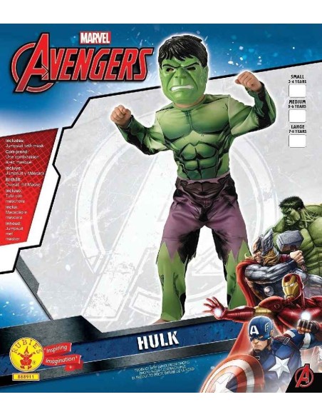 DISFRAZ HULK AA CLASSIC 7-8 AÑOS 128CM
