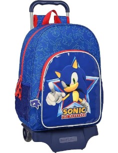 MOCHILA CON CARRO GRANDE SONIC THE HEDGE