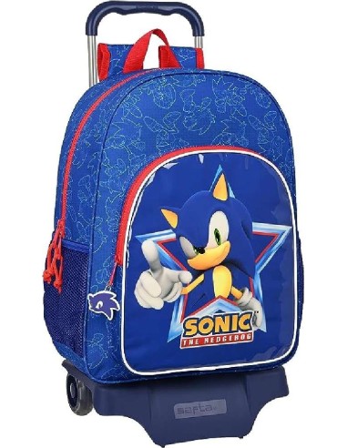 MOCHILA CON CARRO GRANDE SONIC THE HEDGE