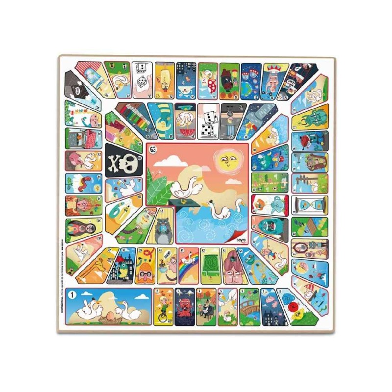 TABLERO PARCHIS 6 + OCA CON ACCESORIOS