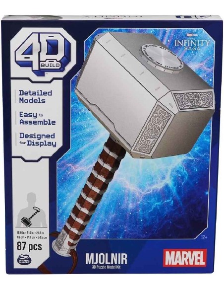PUZZLE MARTILLO THOR 4D BUILD