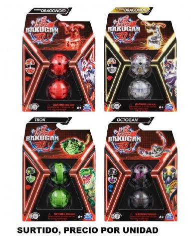 BLISTER CORE BAKUGAN SURTIDO, 1 UNIDAD