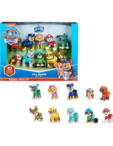 Paw Patrol Patrulla Canina - Pack 10 Fig