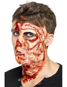 EFECTO CARNE QUEMADA LATEX CON ADHESIVO