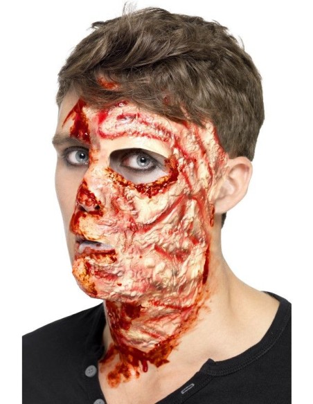 EFECTO CARNE QUEMADA LATEX CON ADHESIVO