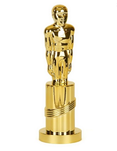 ESTATUA DE PLÁSTICO, DORADA OSCAR