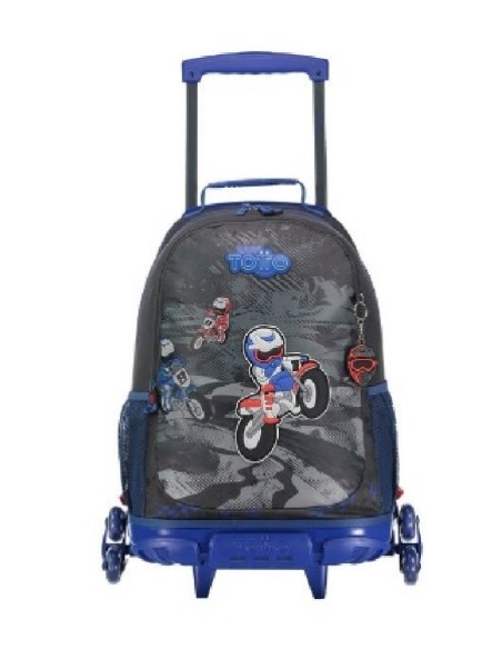 MOCHILA ESCOLAR GRANDE 3 RUEDAS - KROSS
