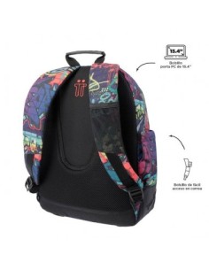 MOCHILA ESCOLAR ESTAMPADO GRAFFITI-MORRA 2