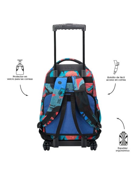 MOCHILA ESCOLAR RUEDAS TOTTO GRANDE BOMP