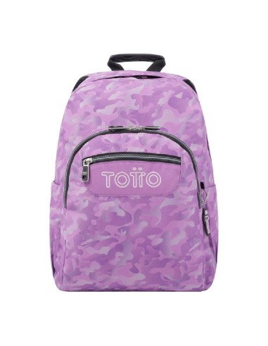MOCHILA ESCOLAR MEDIANA CAMUFLAJE -MORRA