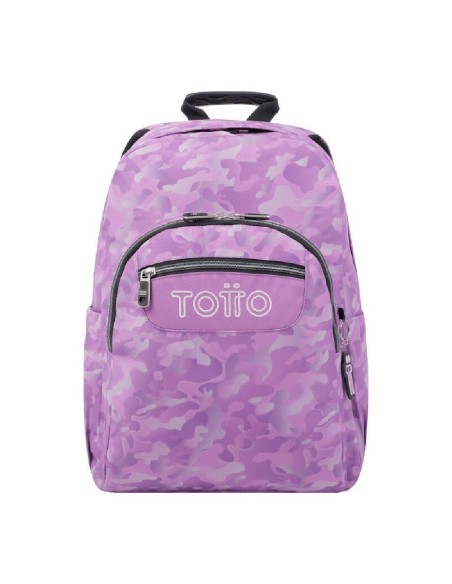 MOCHILA ESCOLAR MEDIANA CAMUFLAJE -MORRA