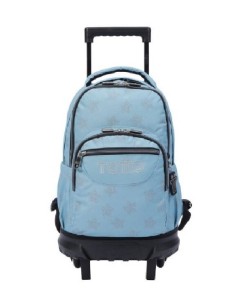 MOCHILA ESCOLAR PEQUEÑA RUEDAS AZUL Y ES