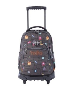 MOCHILA ESCOLAR CON RUEDAS ESTAMPADO VID