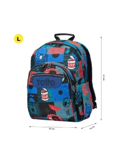 MOCHILA ESCOLAR ADAPTABLE A CARRO CYBER 