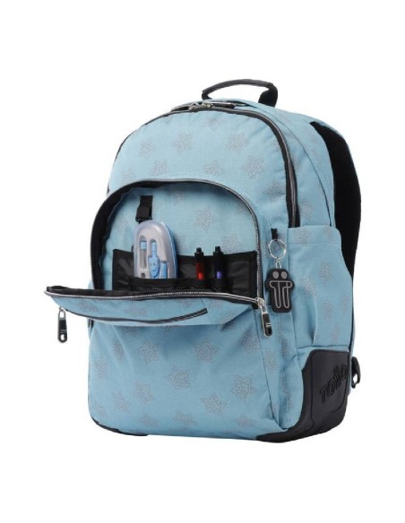 MOCHILA ESCOLAR AZUL Y ESTRELLAS - MORRA