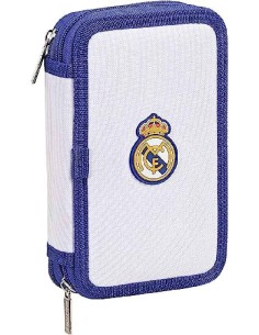 PLUMIER DOBLE 28 PCS REAL MADRID 1ª EQUI