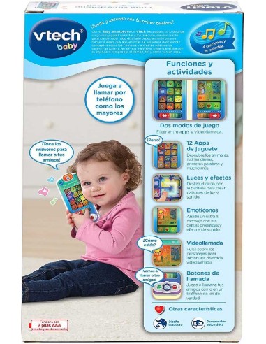 VTECH BABY SMARTPHONE - LUZ Y SONIDO