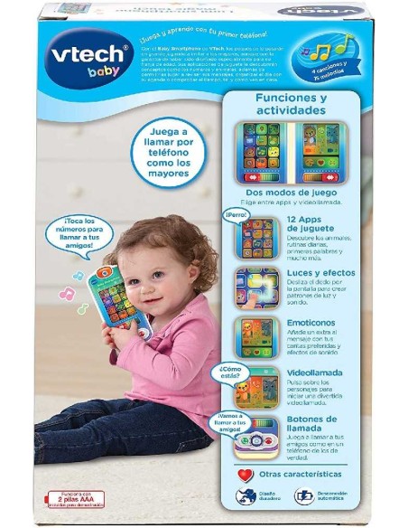 VTECH BABY SMARTPHONE - LUZ Y SONIDO